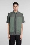 TRANSIT SHIRT IN GREEN LINEN