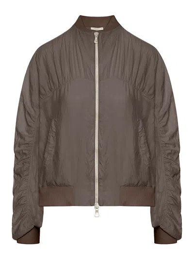 TRANSIT SILK BLEND BLOUSON