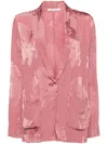 Transit Single-breasted Oversized Blazer In Pink