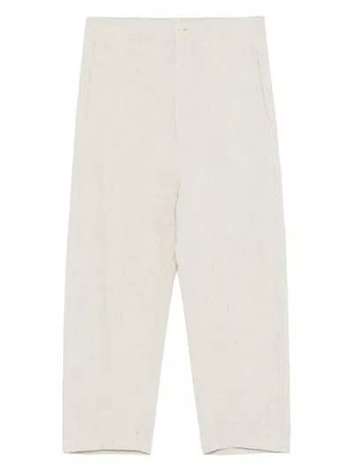 Transit Slub Trousers In Neutrals