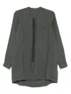 Transit Slubbed Tunic In Green