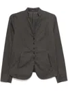 Transit Stand Collar Jacket In Grey