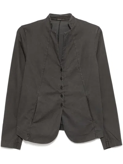 Transit Stand Collar Jacket In Grey