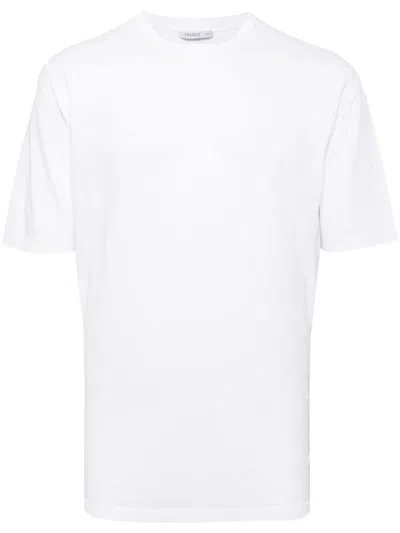 Transit Stitch Knitted T-shirt In White