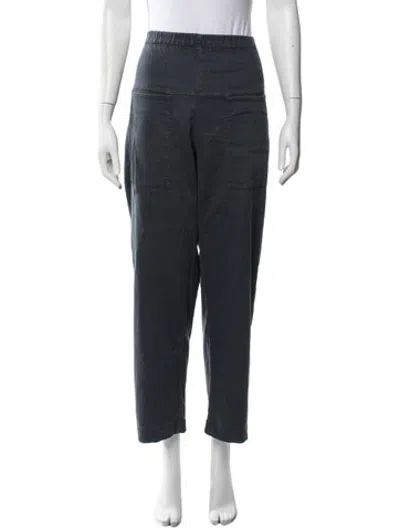 Pre-owned Transit Straight Leg Pants In Blue