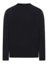 Transit Crew Neck Wool Sweater In Black