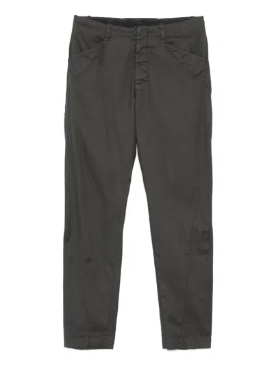 Transit Tapered-leg Trousers In Gray