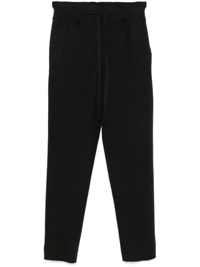 Transit Tapered Track Pants In Black