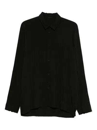 Transit Texturiertes Hemd In Black