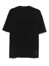 Transit T-shirt Mit Gestricktem Kragen