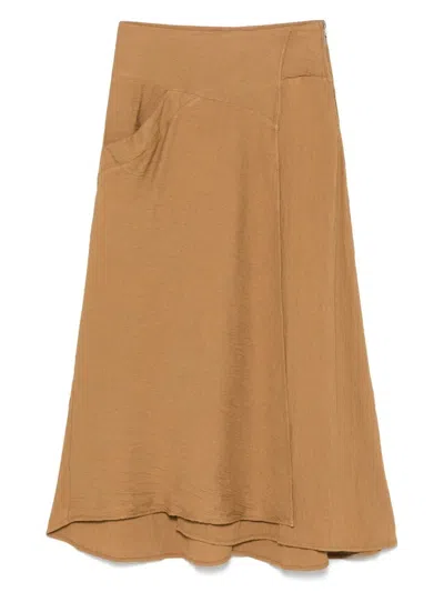 Transit Textured Midi Skirt