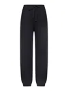 Transit Trousers In Stocking Knit In Black