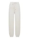 Transit Trousers In Stocking Knit In White