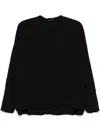 Transit V-neck Blouse In Black