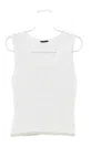 Transit V-neck Sleeveless Top In White