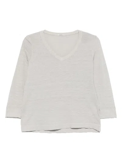 Transit V-neck T-shirt In Neutrals