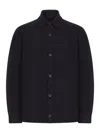 Transit Virgin Wool Shirt Jacket In Black