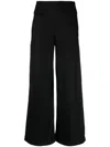 Transit Virgin-wool Palazzo Trousers In Black