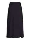 Transit Crinkled-finish Maxi Skirt In Purple