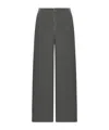 Transit Cropped Linen Trousers In Green