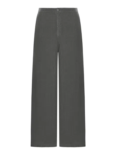 Transit Cropped Linen Trousers In Neutrals