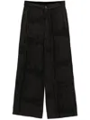 Transit Wide-leg Palazzo Pant In Grey