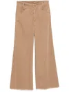 Transit Texturierter Midirock In Brown