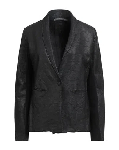 Transit Woman Blazer Black Size 3 Lambskin