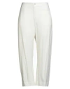 Transit Woman Pants Ivory Size 5 Viscose, Elastane In White