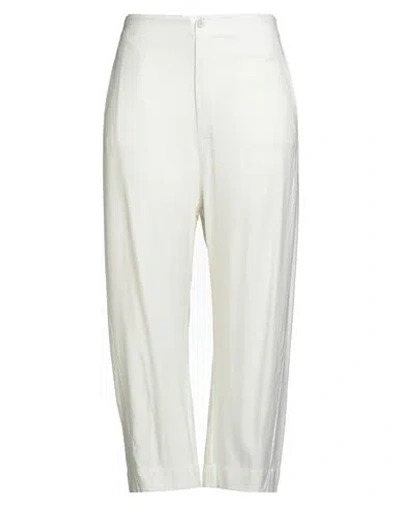 Transit Woman Pants Ivory Size 5 Viscose, Elastane In White