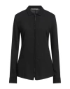 Transit Woman Shirt Black Size 2 Viscose, Wool, Elastane In Black