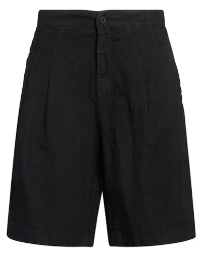 Transit Woman Shorts & Bermuda Shorts Black Size 2 Linen