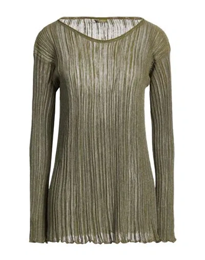 Transit Woman Sweater Military Green Size 3 Cotton, Viscose, Polyester, Polyamide