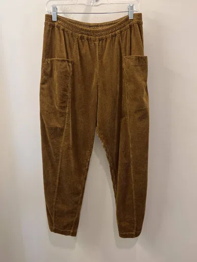 Transit Women's Corduroy Trouser In Toffee In Brown