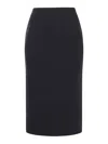Transit Pencil Midi Skirt In Black