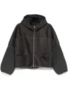Transit Zip-up Hood Jacket In Grey