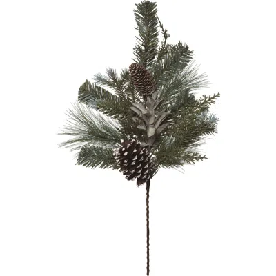 Transpac Artificial Green Christmas Spray With Foliage