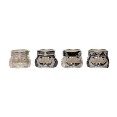 Transpac Ceramic Elegant Nutcracker Snack Bowl Set Of Christmas Decor In Multi