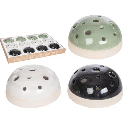 Transpac Ceramic Frog Vase Set Of 12 Decorative Home Accents For Spring Unique Ceramic Vases For Hom In Multi