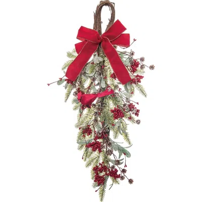 Transpac Christmas Cardinal Drop Home Decorations For Festive Cheer In Multi