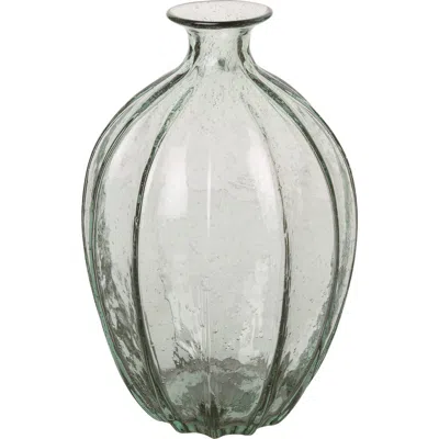 Transpac Clear Glass Large Everyday Vase For Spring Decorative Home Accents And Floral Arrangements In Transparent