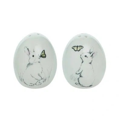 Transpac Dol Easter Bun Buns S/p S/2 In White