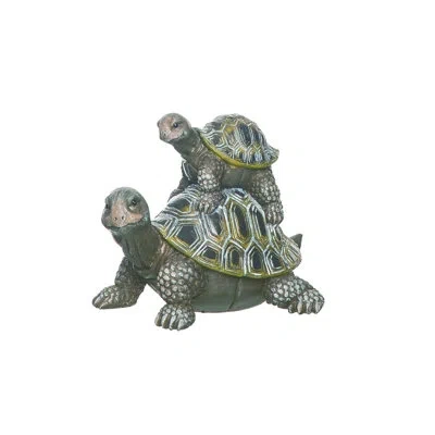 Transpac Enchanted Garden Decorative Object In Gray