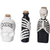 Transpac Halloween Skeleton Potion Bottle Set Of 3 In Multi