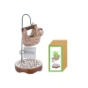 Transpac Hanging Sloth Dolomite Hanging Planter In Brown