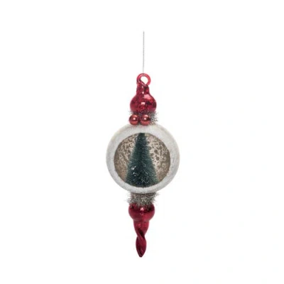 Transpac Holiday Sisal Tree In Red