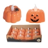 Transpac Led Pumpkin Tea Light Set Of 2 Flameless Candles Halloween In Orange