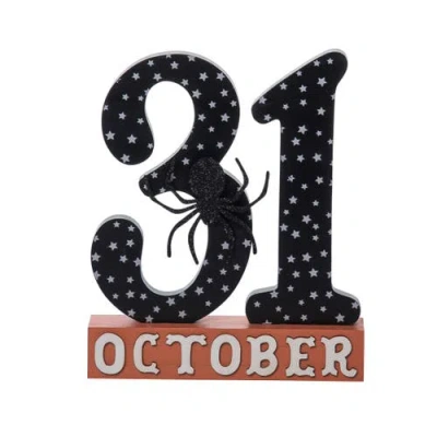 Transpac Mdf October 31st Decor Freestanding Tabletop Signs Wood Fall In Multi