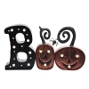 Transpac Metal Light Up Boo Sign Freestanding Halloween Decor Gift In Black