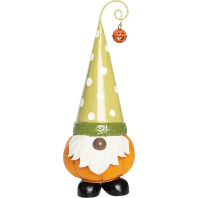 Transpac Metal Multicolored Harvest Gnome Decoration